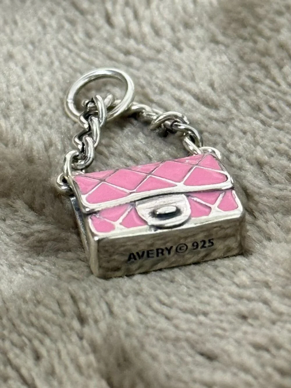 Enamel Fashion Purse Charm